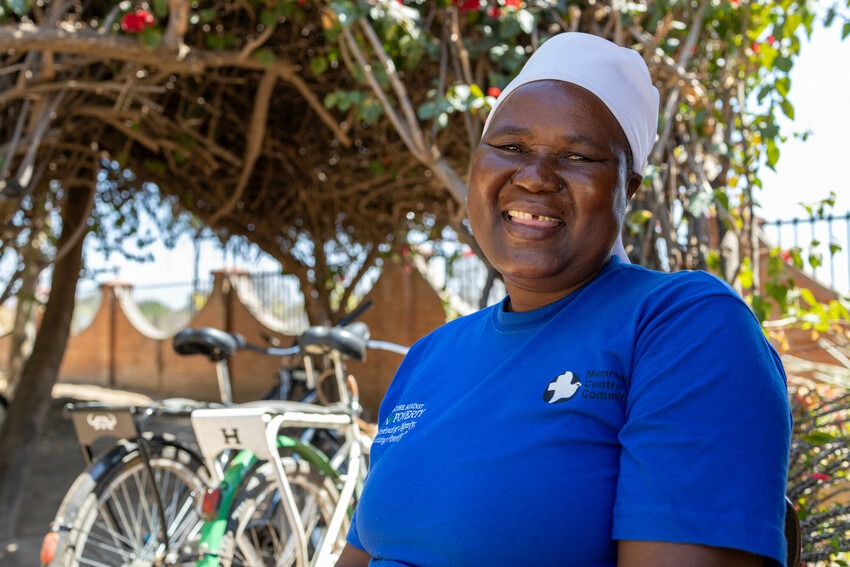 Portrait of Elita Moyo, who is a part of the Women's Coalition of Climate Change.