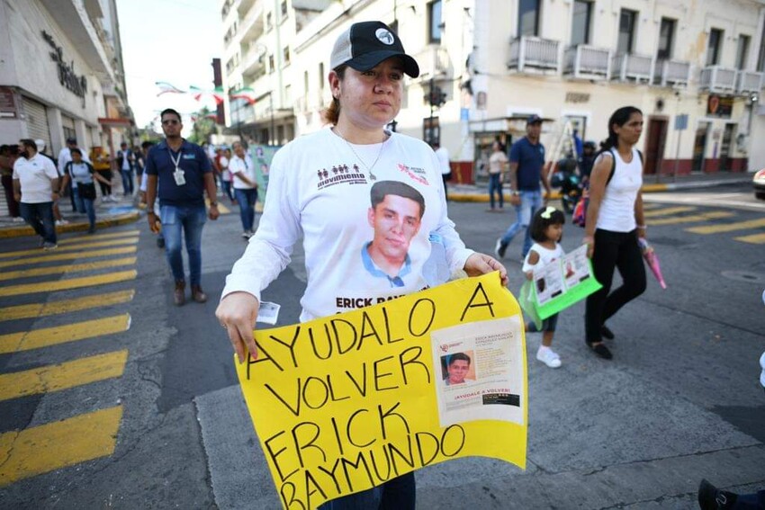 Relatives of disappeared people in Mexico gather in Veracruz, Mexico, for their annual Mother's Day march, holding banners and wearing shirts depicting their missing loved ones. After the march, relat
