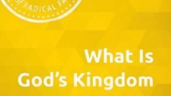 A yellow book cover that reads, "What is God's Kingdom and what does citizenship look like. Cesar Garcia 