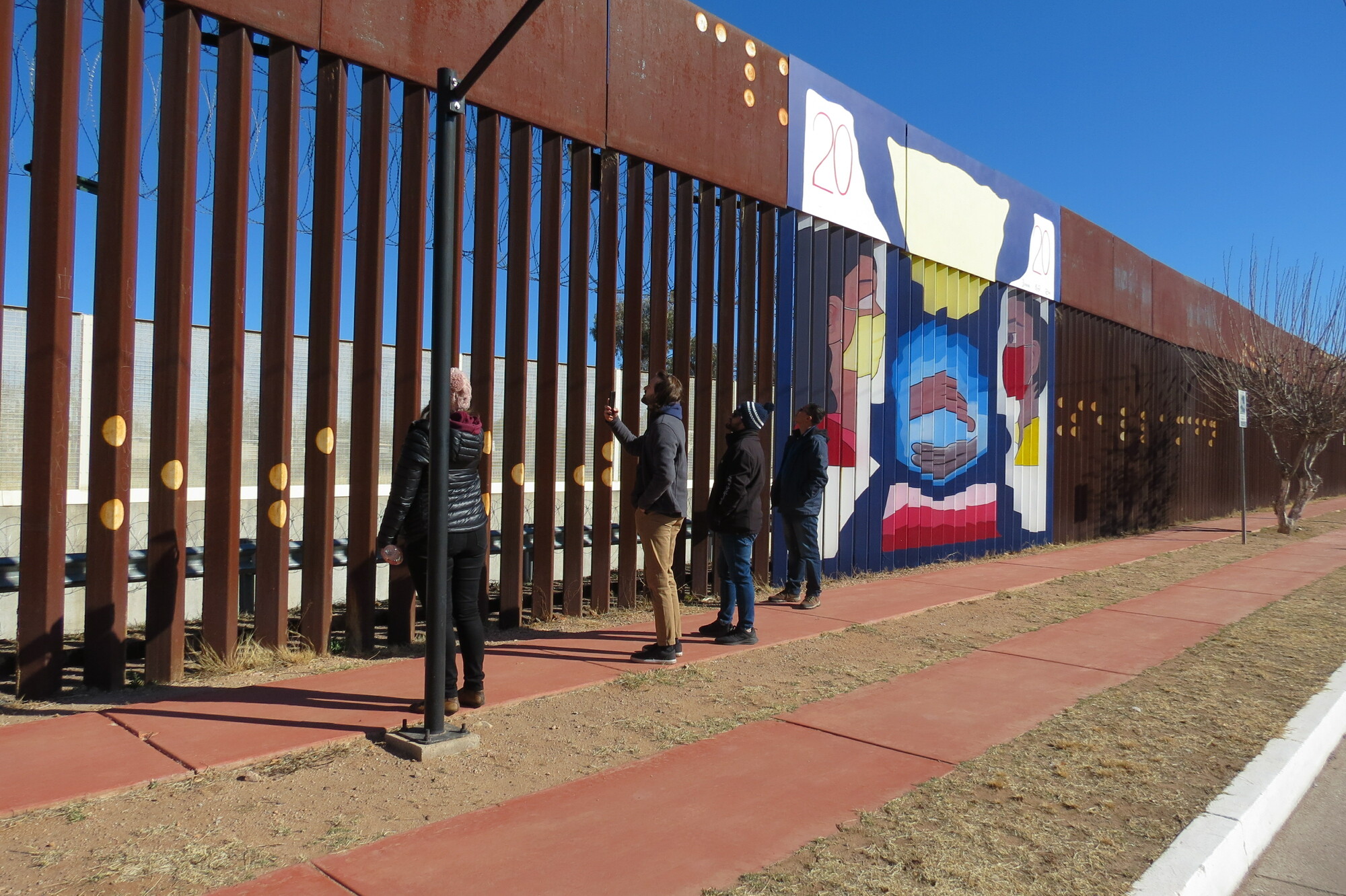 MCC Staff USA-Mexico border tour in Arizona and Agua Prieta.