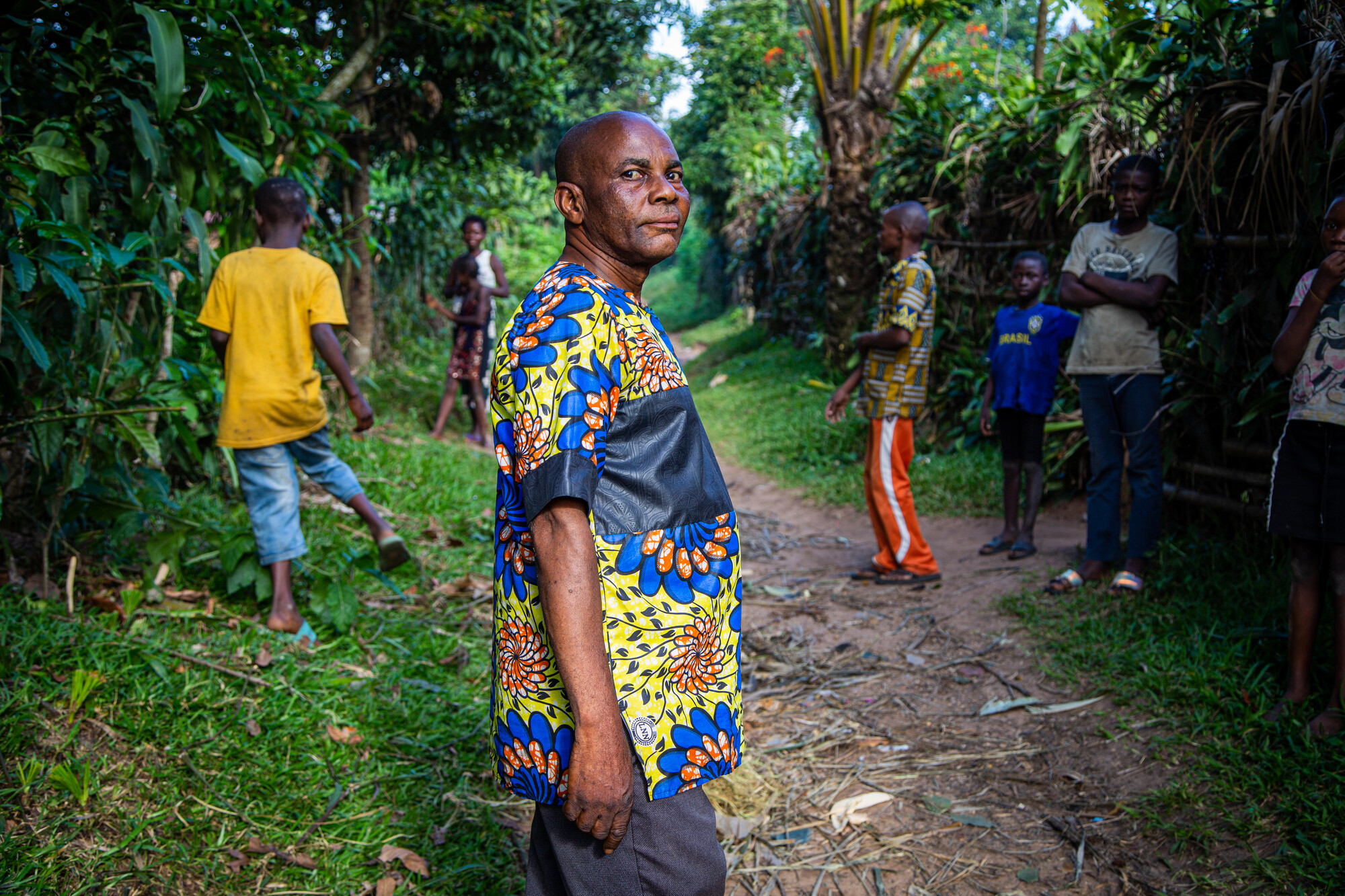 A group of people in the Democratic Republic of the Congo