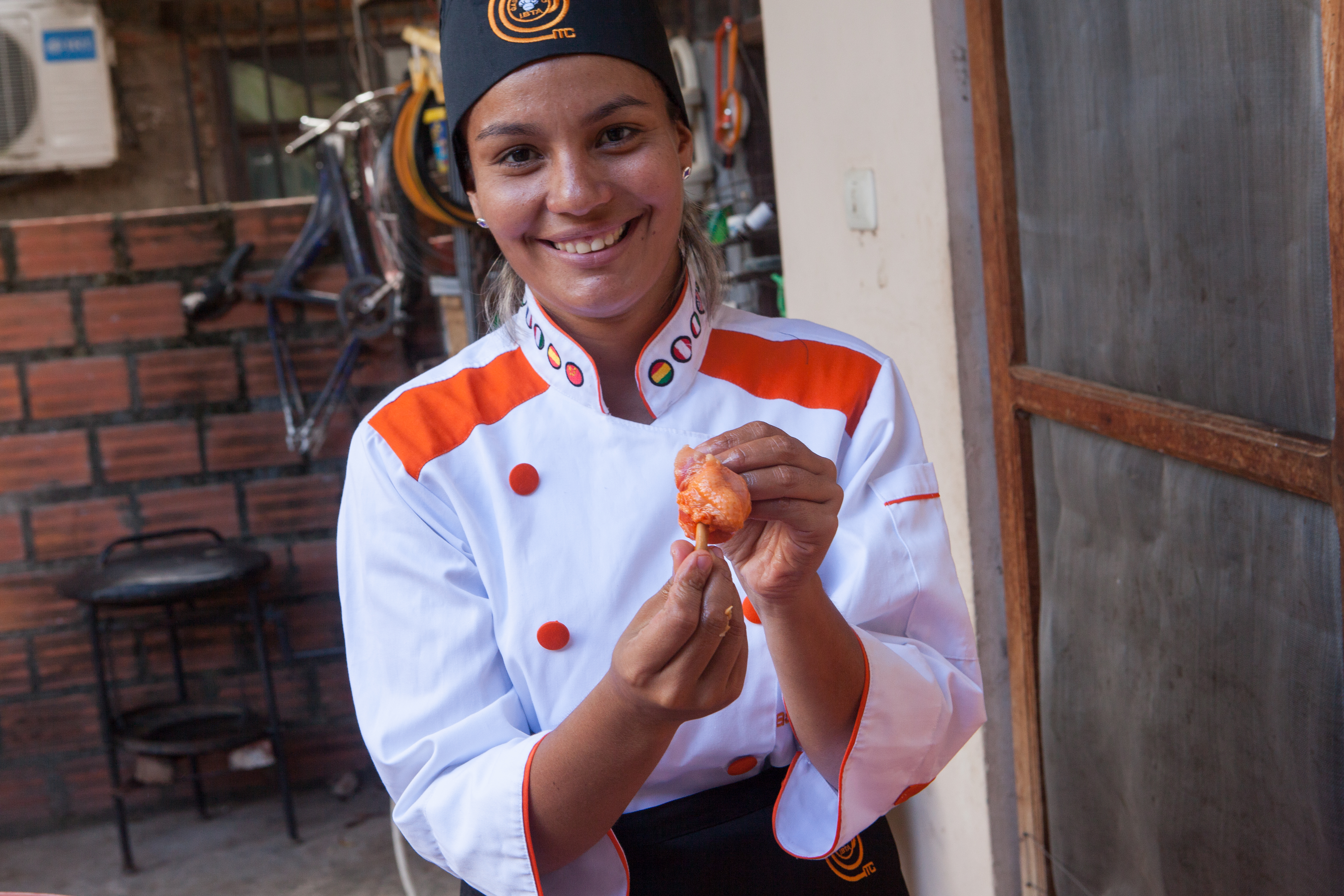 Dayana Suárez Pizarro, 26, received cooking and baking training at El Comedor de Niños (the Comedor), an MCC partner, and now has a catering and event coordinating business called Catering A and B.