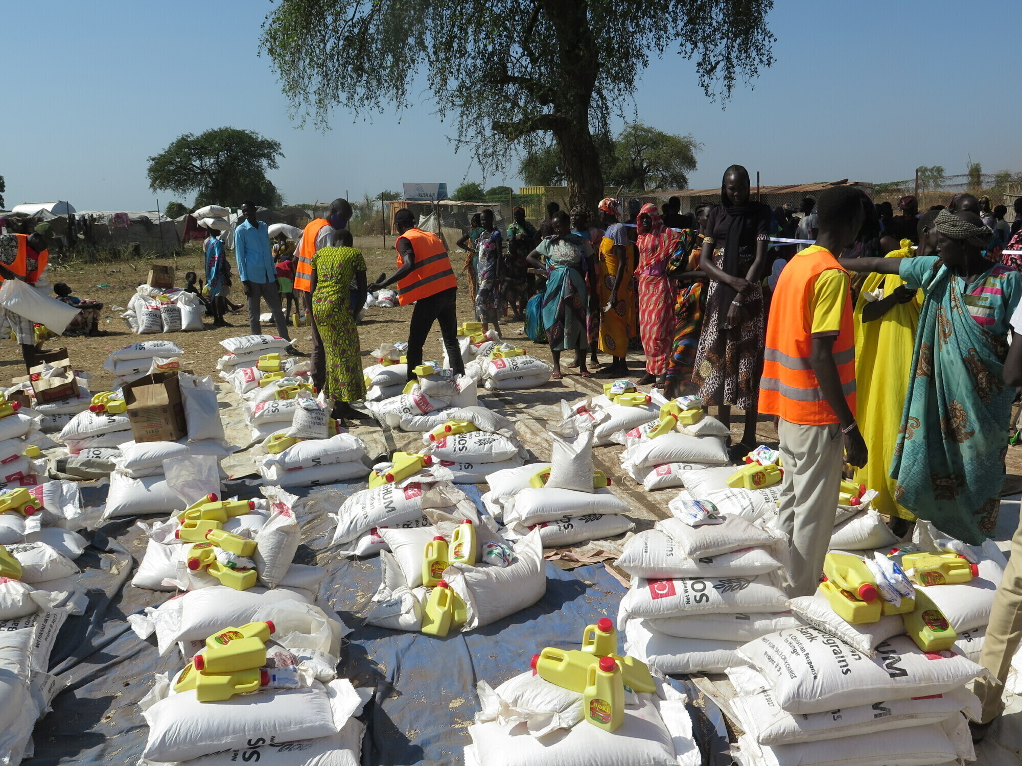 Food distribution in South Sudan