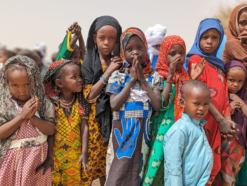 group of students in Chad