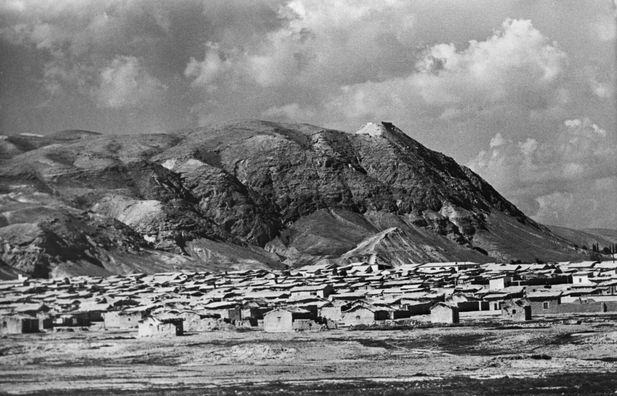 Refugee camp for Palestines in Jericho in 1950s