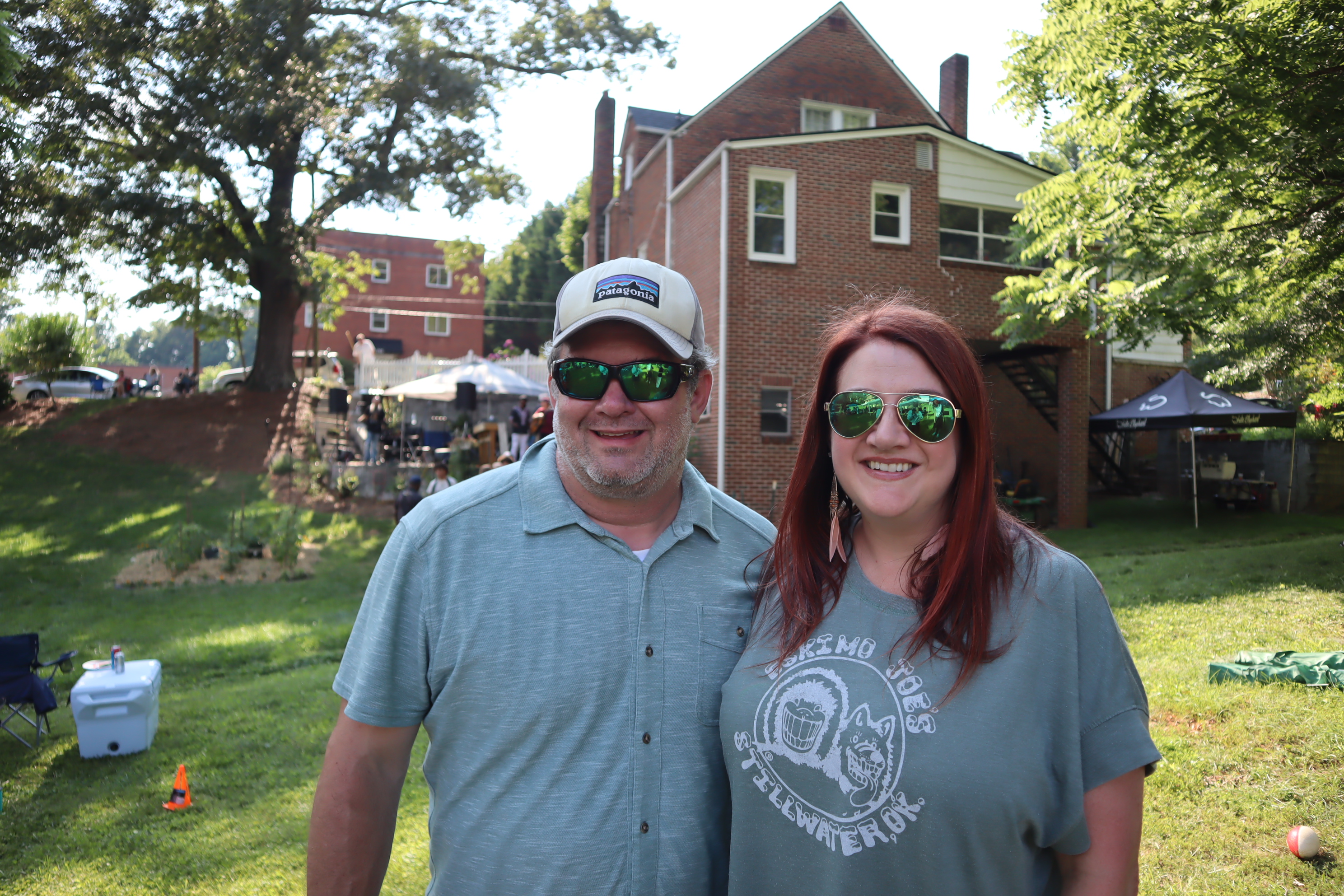 Melissa and Lee Parker, neighbors who co-hosted the music fundraiser for MCC.