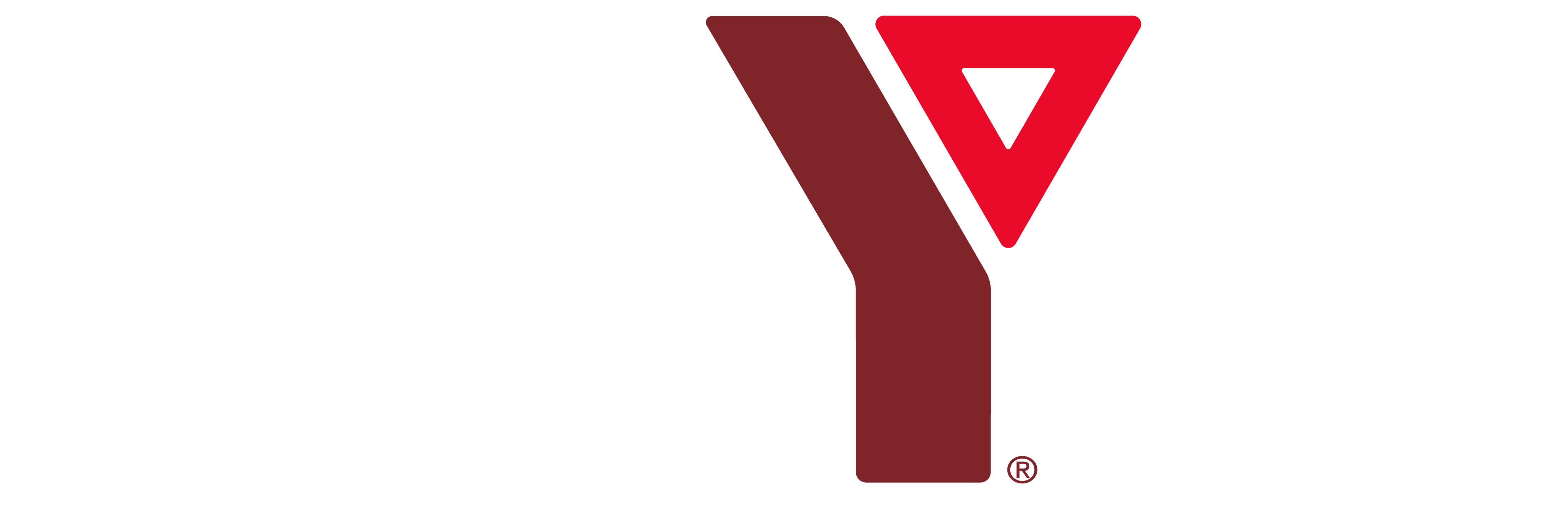 The logo of the YMCA that shows a partial Y with an upside-down triangle.