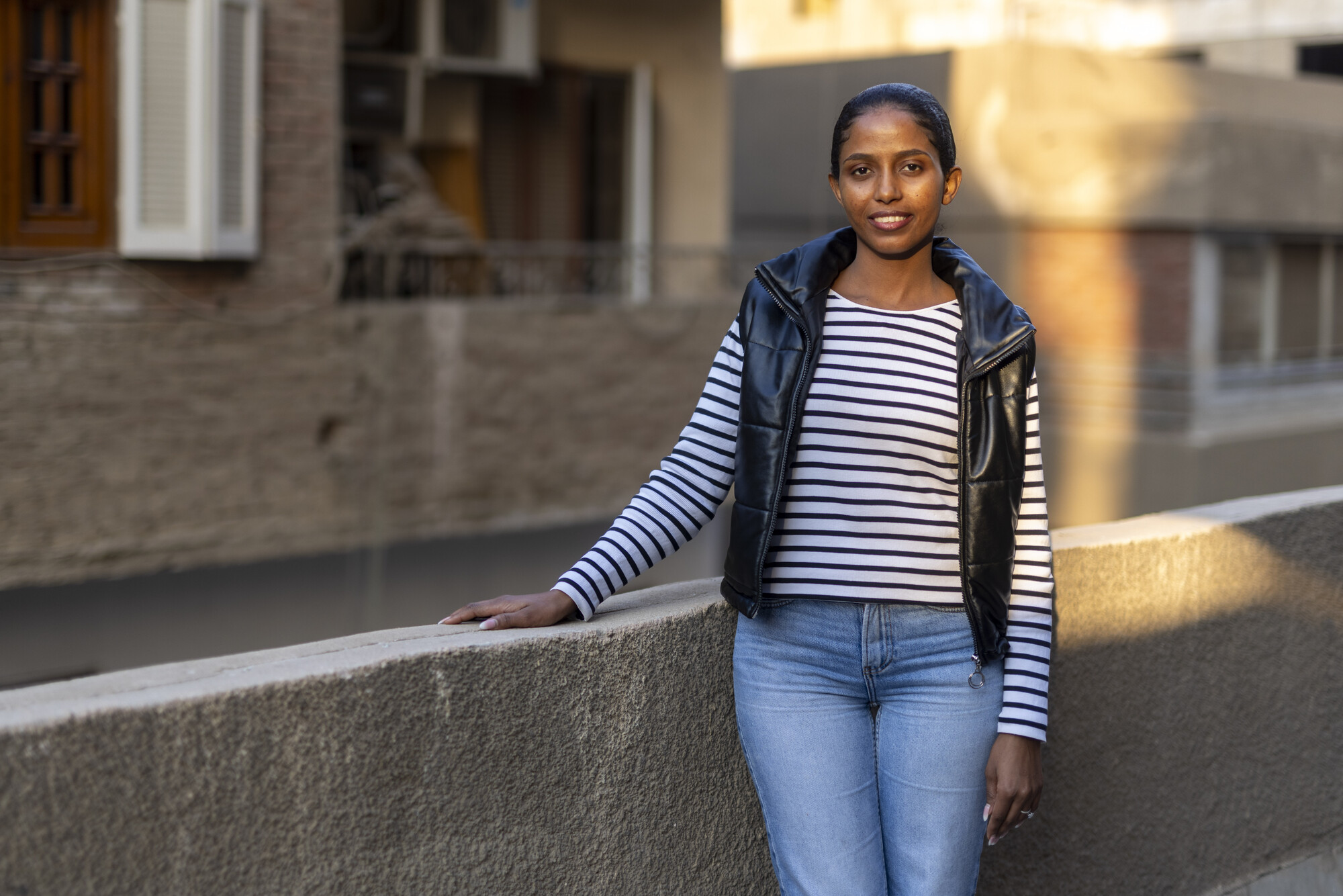 Aida works with unaccompanied refugee children and youth at Naimo Center, run by Saint Andrew’s Refugee Center, an MCC partner in Cairo, Egypt. (MCC photo/Roger Anis)