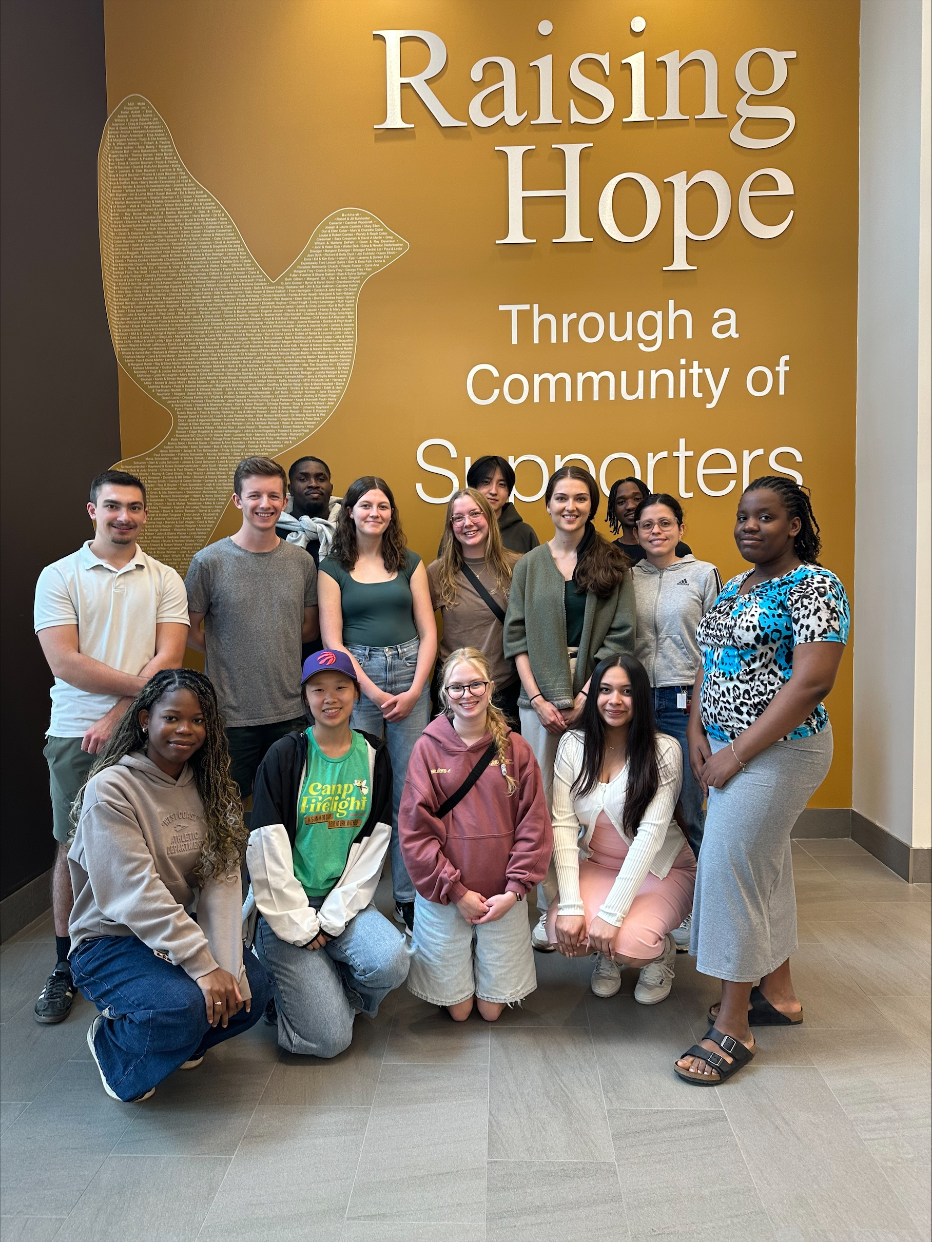 Group of 2025 Summerbridgers at 50 Kent