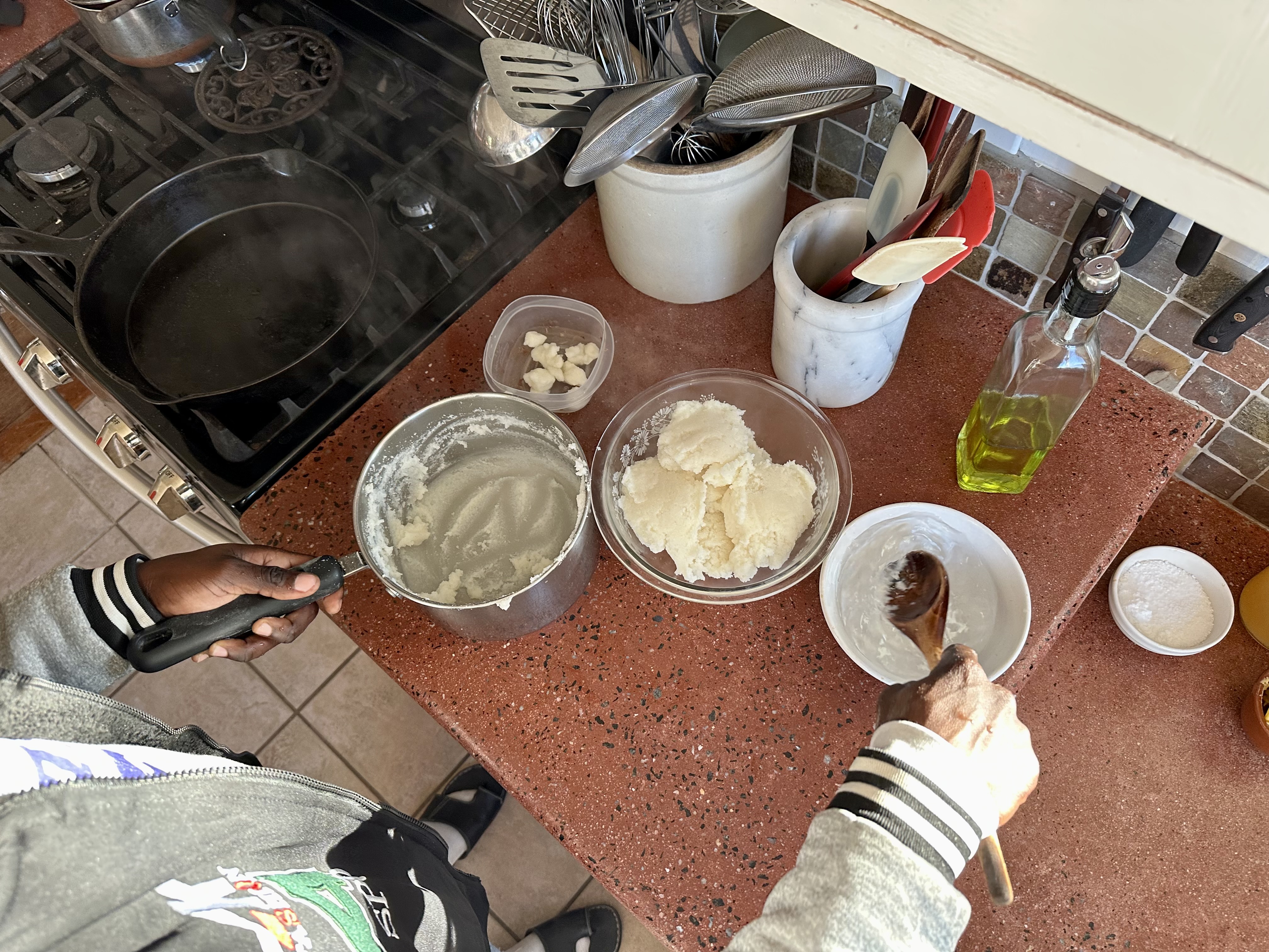 Various bowls on a table