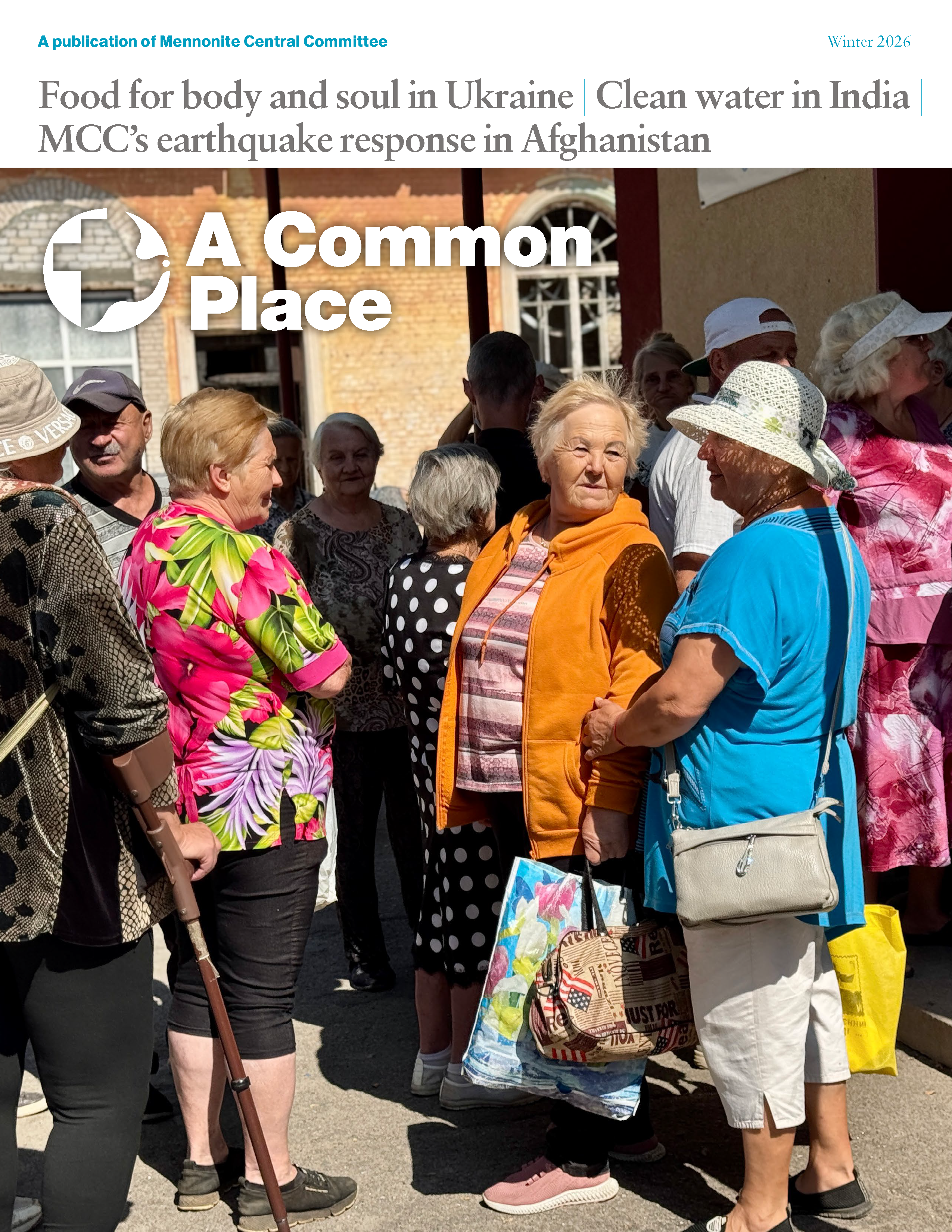 Cover of winter 2026 issue of A Common Place magazine.