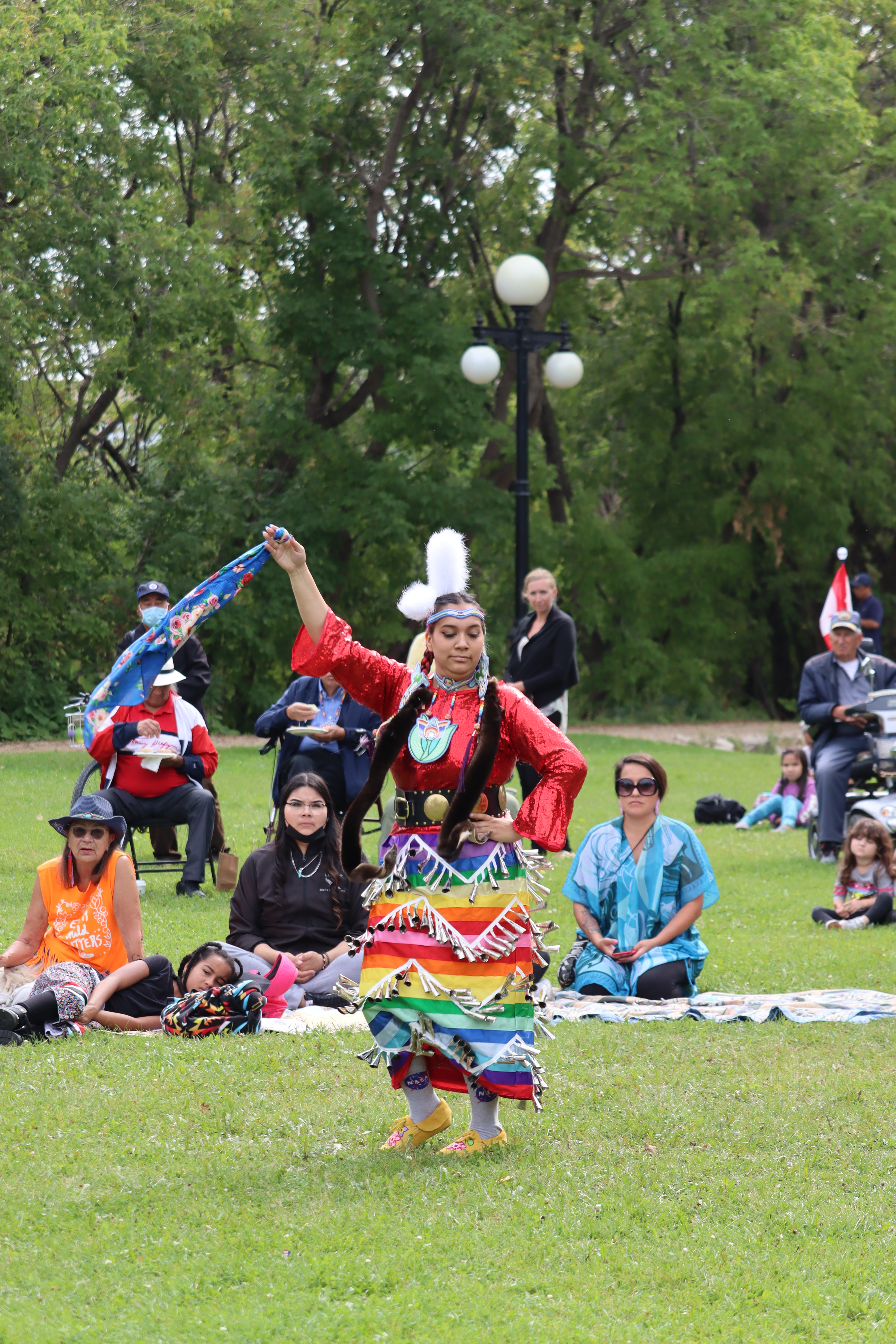 We Are All Treaty People Celebration held on Parks Canada land at the Forks, the meeting place of the Red and Assiniboine Rivers, in Winnipeg, Manitoba on Sunday, September 15 2019