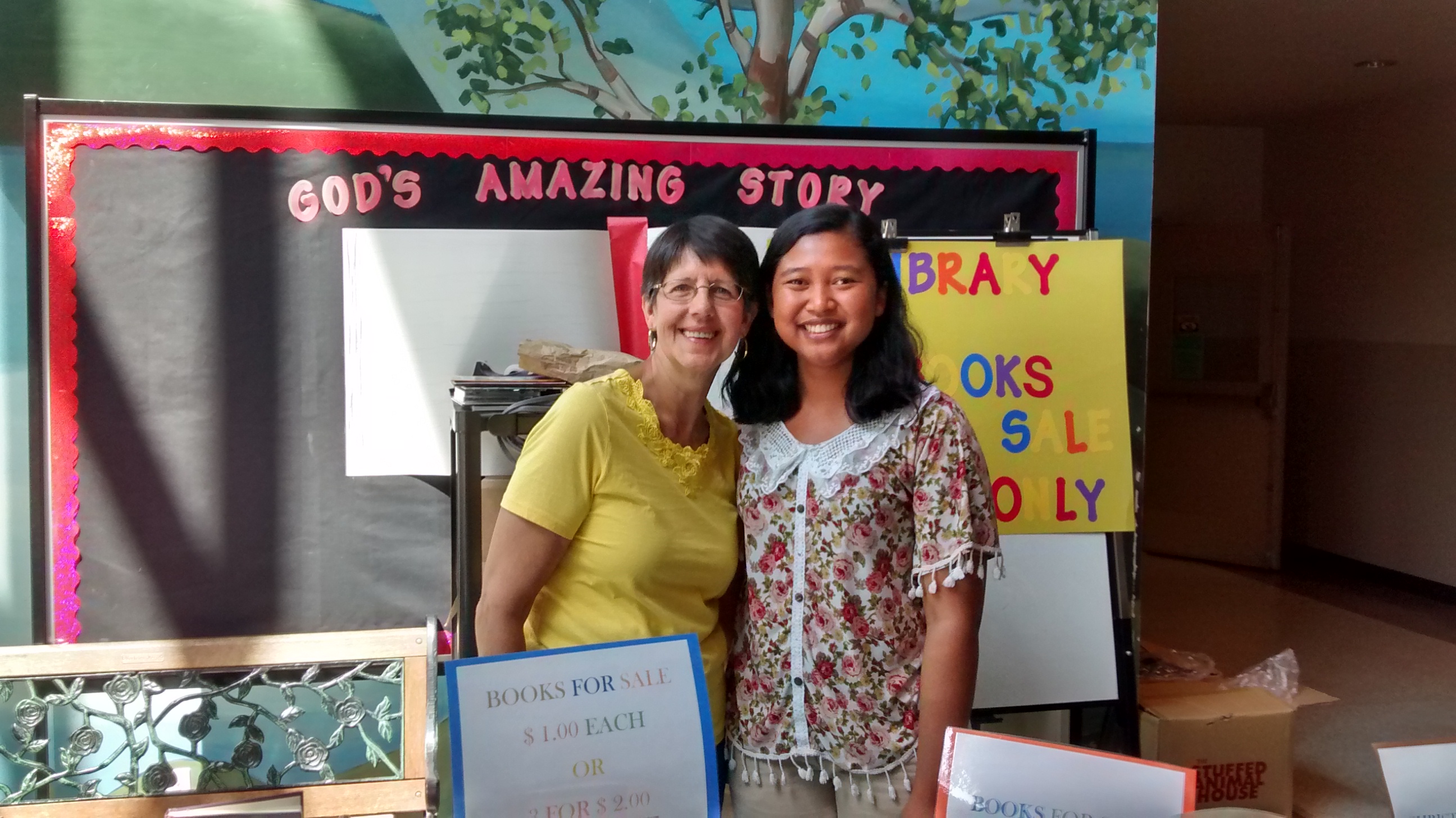 Nila with host parent Judy