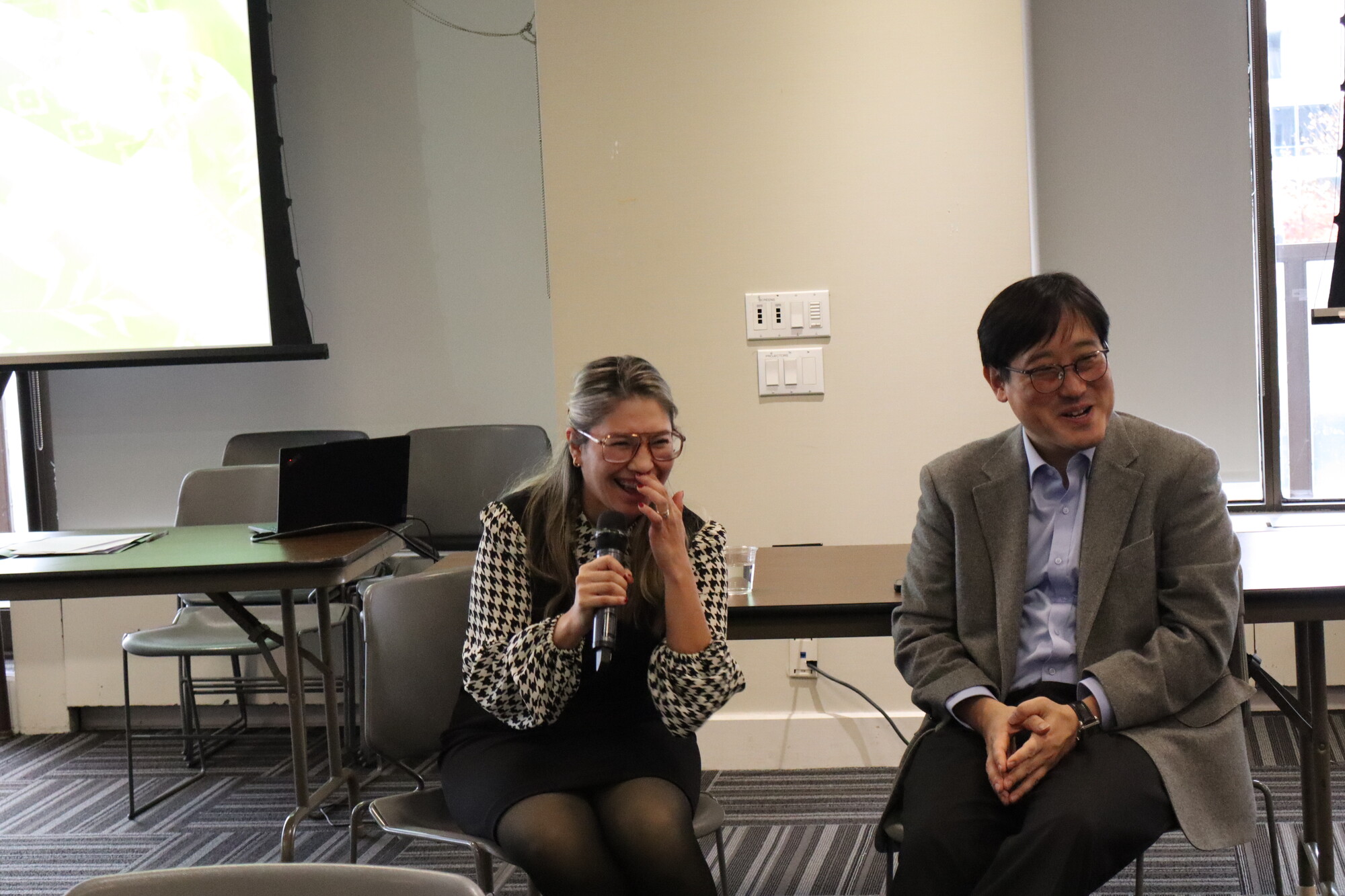 Leidy Aguirre and Dr. Dong Jin Kim led a session on Civil Society Peacemakers at the MCC UN Student Seminar in New York City in November 2025.