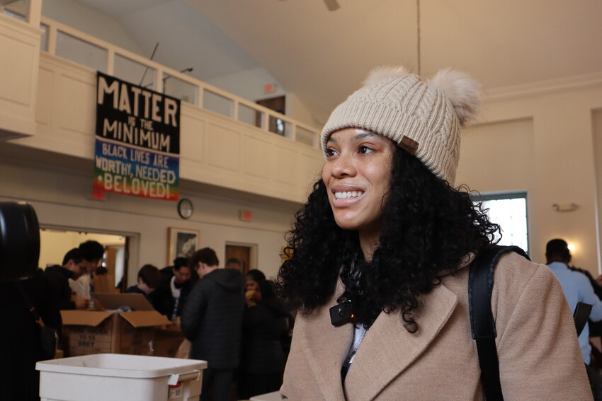 Lamae Oberton, who lives in Philadelphia, attended MCC’s 2024 MLK Service Day event at Germantown Mennonite Church in honor of her brother, who is incarcerated.