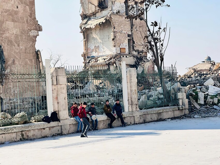 The youth of the Aleppo are growing up in the shadow of destruction, armed conflict and economic insecurity. MCC photo/Petra Antoun