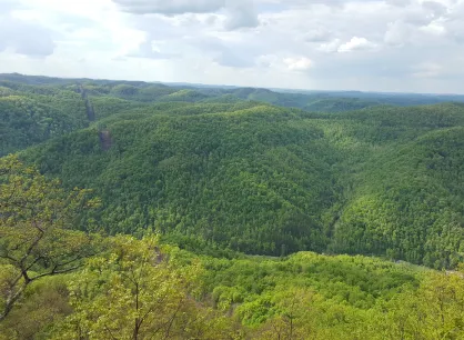 Scenery on Little Shepherd Trail in Harlan County, Kentucky.