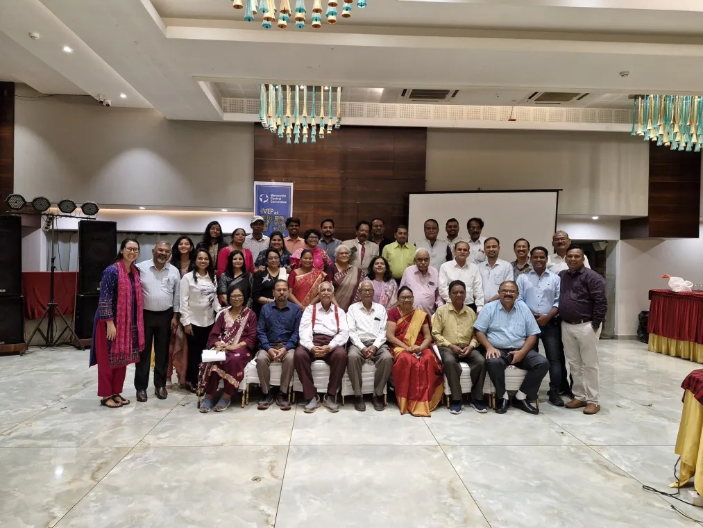 Group photo of participants in India