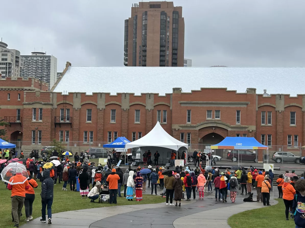 a truth and reconciliation gathering at Parliament Hill