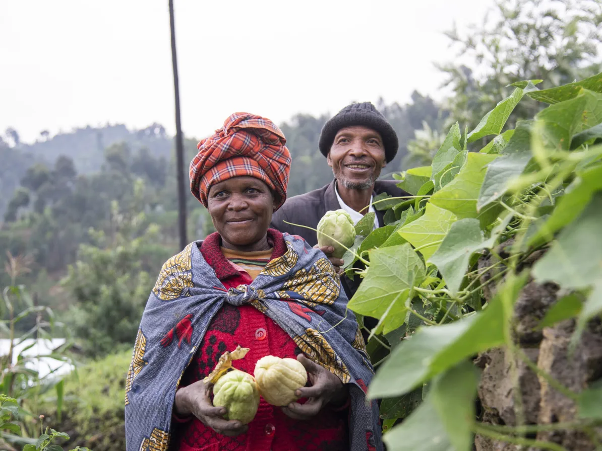 Vincent Hategekimana and his wife Verena Nyirantezimana
