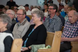 attendees of the auction at the Alberta Relief Sale