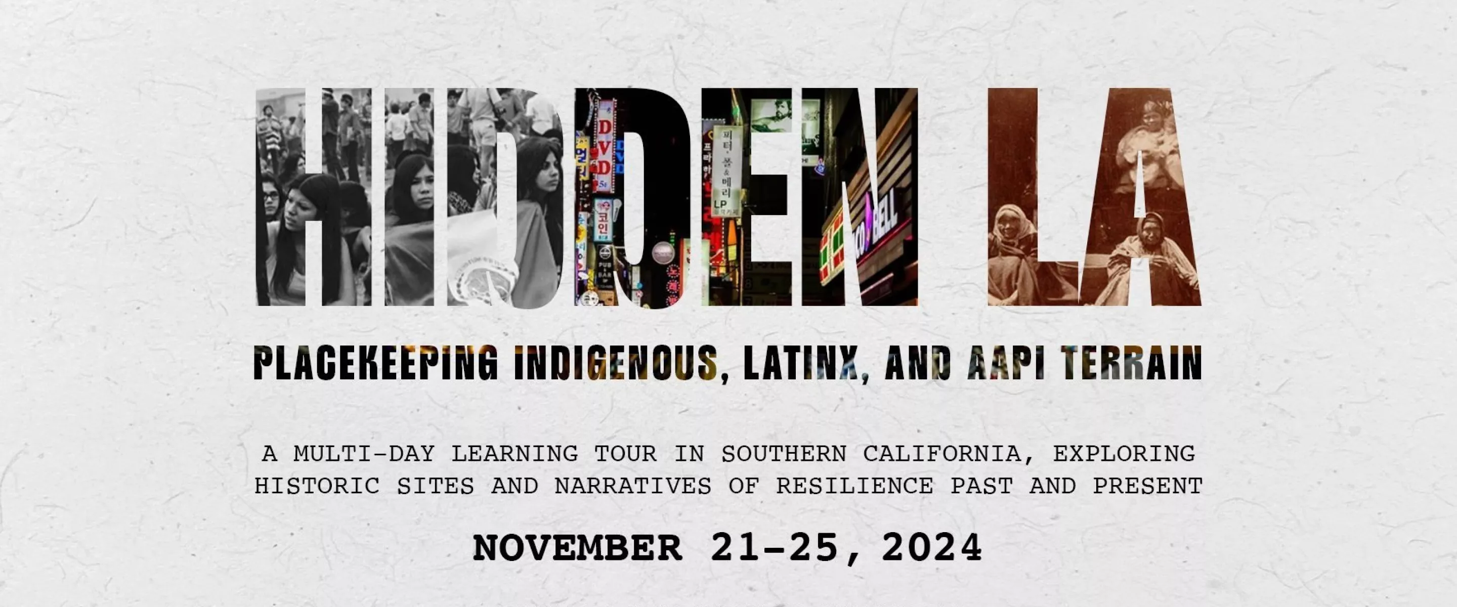 Banner for Hidden LA Learning Tour