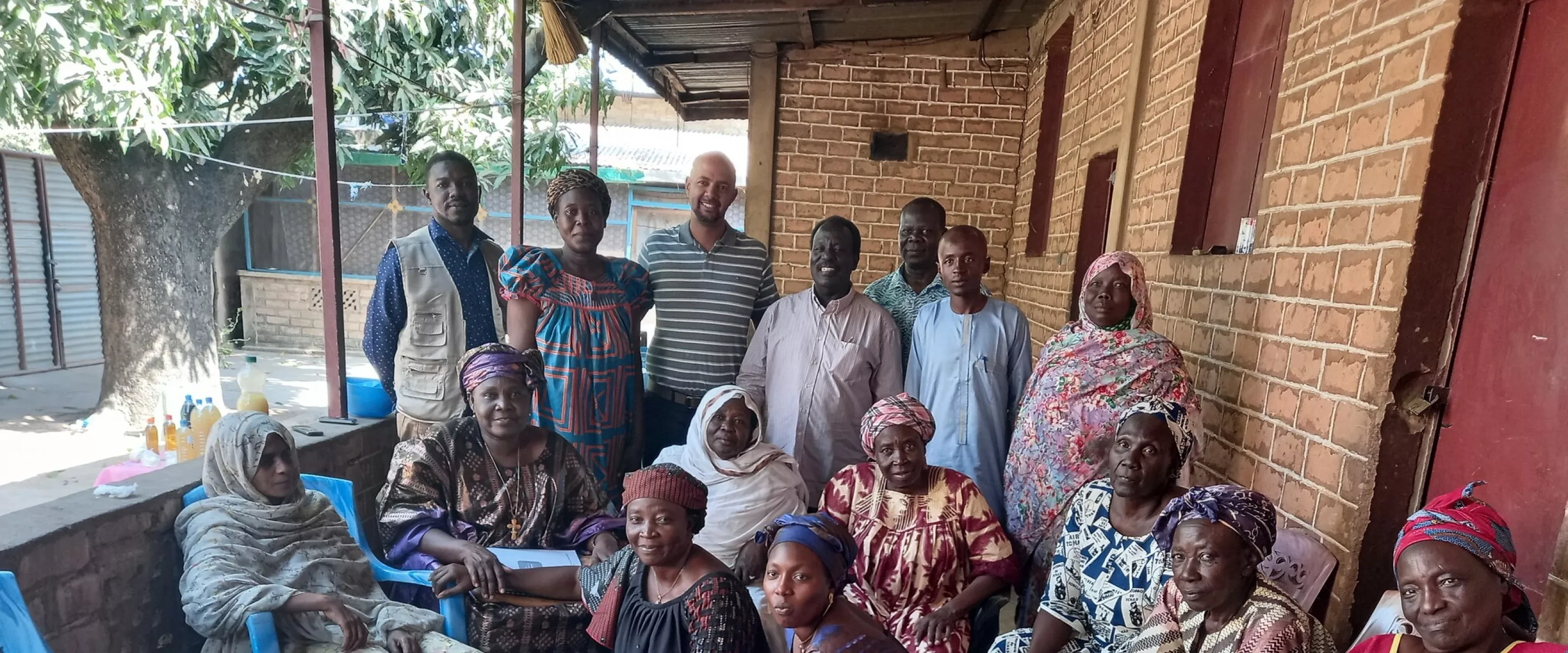 Pastor Dogos with a group