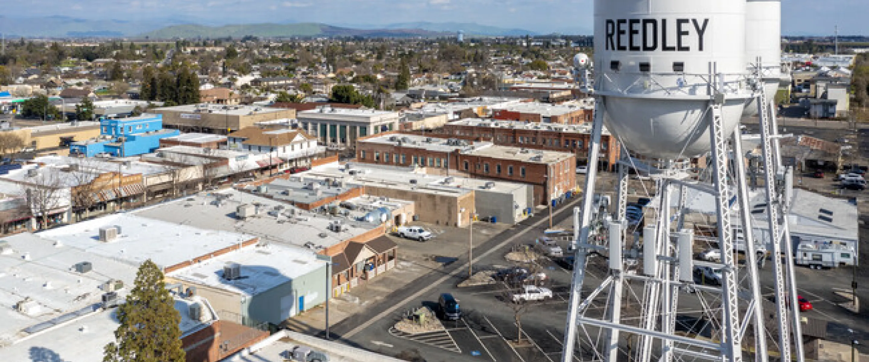 image of the city of Reedley in CA