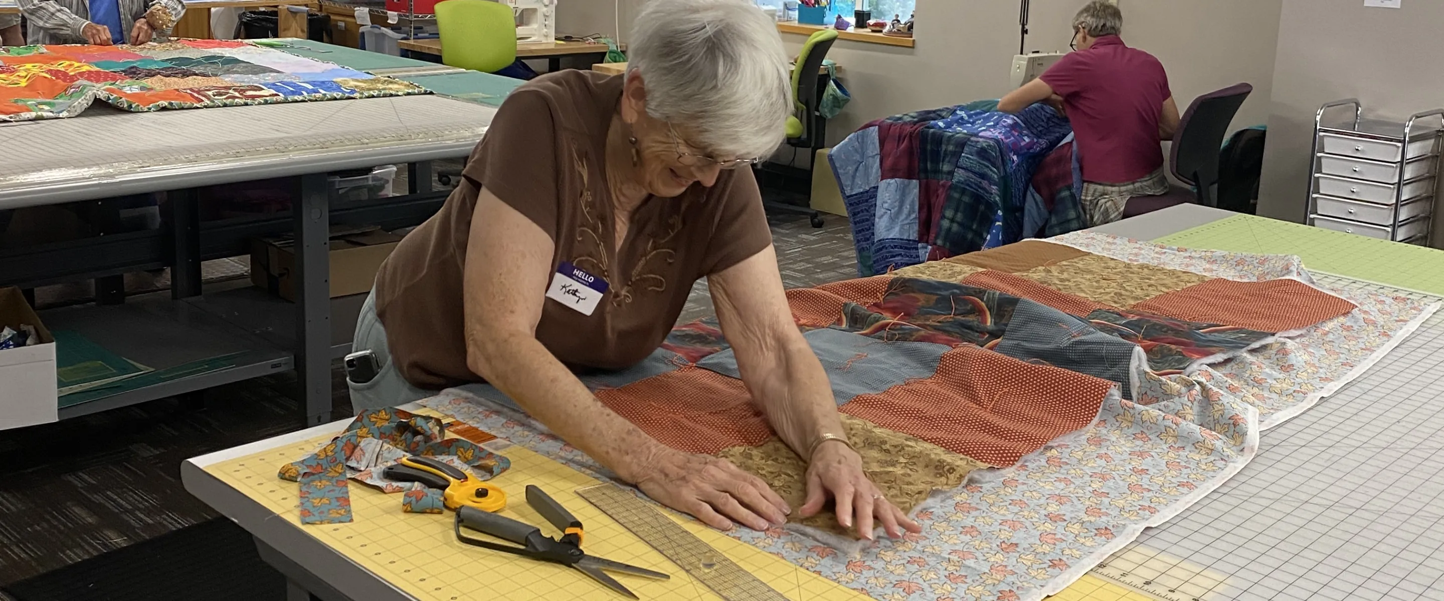 women working in sewing room