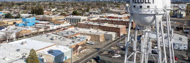 image of the city of Reedley in CA