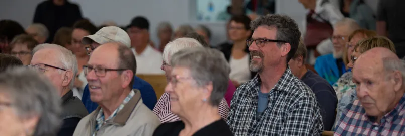 attendees of the auction at the Alberta Relief Sale