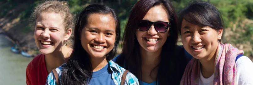 Group of young women