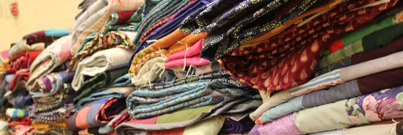 Finished comforters at the 2025 Ohio MCC Comforter Bash.