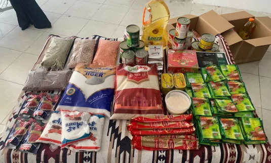 Gaza food parcel