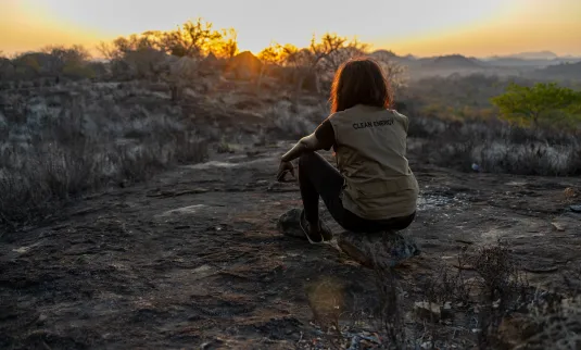 Portrait of clean energy engineer Tariro Cynthia Mutsindikwa from MCC's partner SCORE Against Poverty.