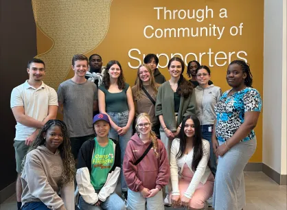 Group of 2025 Summerbridgers at 50 Kent