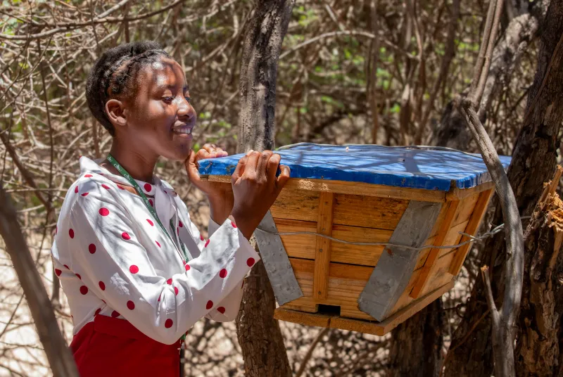 Lady beekeeper