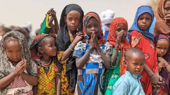 group of students in Chad
