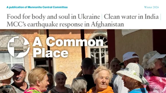 Cover of winter 2026 issue of A Common Place magazine.